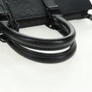 LOUIS VUITTON Taurillon Clemence Sac Plat Cloth Black M21884 Auth ki6418SAM-7