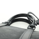 LOUIS VUITTON Taurillon Clemence Sac Plat Cloth Black M21884 Auth ki6418SAM-14