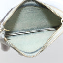 LOUIS VUITTON Damier Azur Pochette Cles Coin Purse N62659 LV Auth ki6422-11