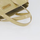 LOUIS VUITTON Monogram Vernis Wilshire PM Hand Bag Broncorail M91452 Auth ki6423-7