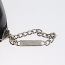 CHANEL Cambon Line Pouch Leather Black Silver CC Auth ki6426M-7