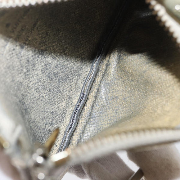 LOUIS VUITTON Damier Azur Pochette Cles Coin Purse N62659 LV Auth ki6438