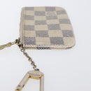 LOUIS VUITTON Damier Azur Pochette Cles Coin Purse N62659 LV Auth ki6438-4