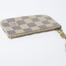 LOUIS VUITTON Damier Azur Pochette Cles Coin Purse N62659 LV Auth ki6438-5