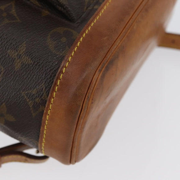 LOUIS VUITTON Monogram Montsouris PM Rugzak M51137 LV Auth ki6440