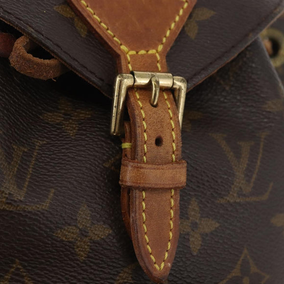 LOUIS VUITTON Monogram Montsouris PM Rugzak M51137 LV Auth ki6440