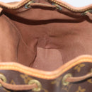 LOUIS VUITTON Monogram Montsouris PM Rugzak M51137 LV Auth ki6440-23