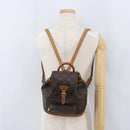 LOUIS VUITTON Monogram Montsouris PM Rugzak M51137 LV Auth ki6440-26
