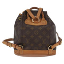 LOUIS VUITTON Monogram Montsouris PM Rugzak M51137 LV Auth ki6440-2