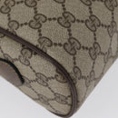 GUCCI GG Supreme Web Sherry Line Shoulder Bag PVC Beige 904 02 005 Auth ki6442-11