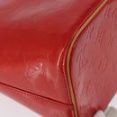 LOUIS VUITTON Monogram Vernis Houston Handtasche Rot M91092 LV Auth ki6445-15