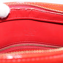 LOUIS VUITTON Monogram Vernis Houston Handtasche Rot M91092 LV Auth ki6445-18