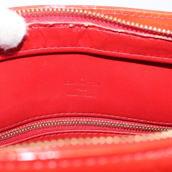 LOUIS VUITTON Monogram Vernis Houston Handtasche Rot M91092 LV Auth ki6445