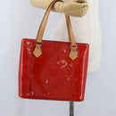 LOUIS VUITTON Monogram Vernis Houston Handtasche Rot M91092 LV Auth ki6445-24