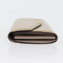 LOUIS VUITTON Vernis Portefeuille Sarah lange portemonnee Beige M90407 LV Auth ki6451V-4