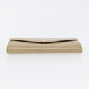 LOUIS VUITTON Vernis Portefeuille Sarah lange portemonnee Beige M90407 LV Auth ki6451V-6
