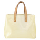 LOUIS VUITTON Monogram Vernis Reade PM Hand Bag Perle M91336 LV Auth ki6453-2