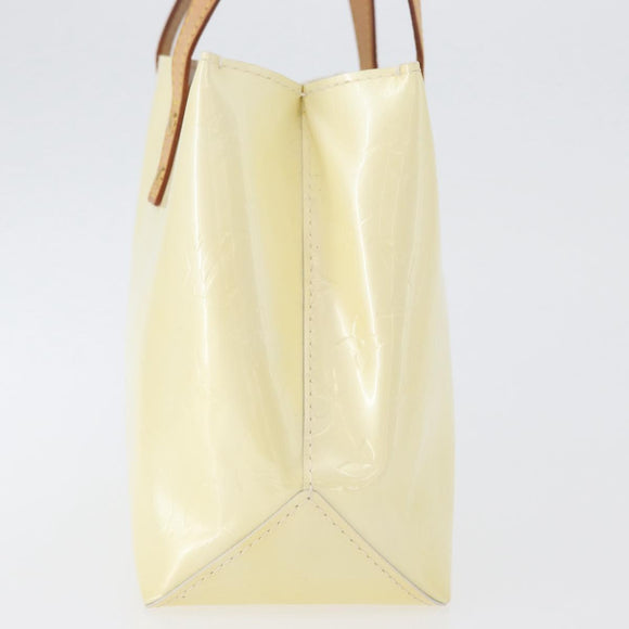 LOUIS VUITTON Monogram Vernis Reade PM Hand Bag Perle M91336 LV Auth ki6453