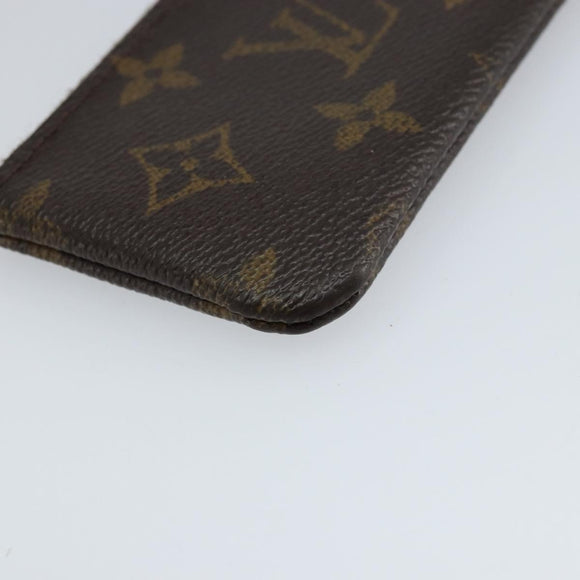 LOUIS VUITTON Monogram Pochette Cles Coin Purse M62650 LV Auth ki6454