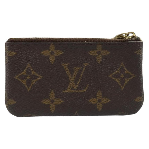 LOUIS VUITTON Monogram Pochette Cles Coin Purse M62650 LV Auth ki6454