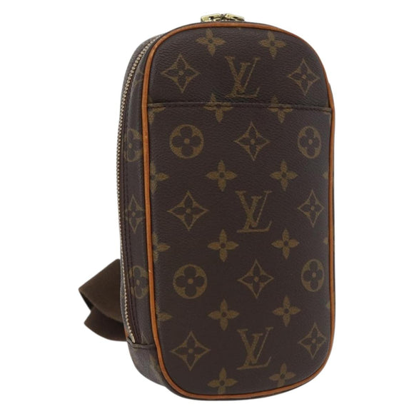 LOUIS VUITTON Monogram Pochette Gange Shoulder Bag M51870 LV Auth ki6458