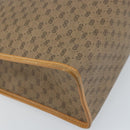 GUCCI Micro GG Supreme Tote Bag PVC Beige Gold Auth ki6459-13