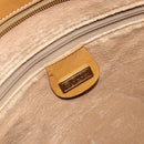 GUCCI Micro GG Supreme Tote Bag PVC Beige Gold Auth ki6459-16