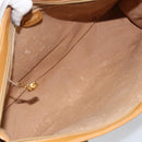 GUCCI Micro GG Supreme Tote Bag PVC Beige Gold Auth ki6459-17