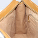 GUCCI Micro GG Supreme Tote Bag PVC Beige Gold Auth ki6459-19