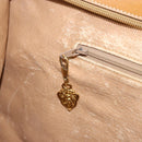 GUCCI Micro GG Supreme Tote Bag PVC Beige Gold Auth ki6459-20