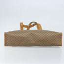 GUCCI Micro GG Supreme Tote Bag PVC Beige Gold Auth ki6459-9