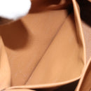 CELINE Macadam Canvas Pouch PVC Leather Brown Gold Auth ki6463-19