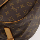 LOUIS VUITTON Monogram Saumur 35 Shoulder Bag M42254 LV Auth ki6465-17