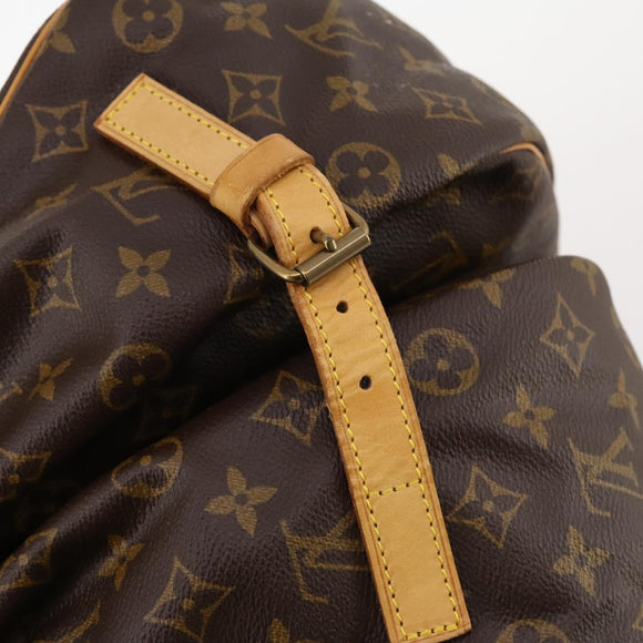 LOUIS VUITTON Monogram Saumur 35 Shoulder Bag M42254 LV Auth ki6465