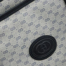 GUCCI Micro GG Supreme Tote Bag PVC Navy Gold Auth ki6466-18