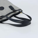 GUCCI Micro GG Supreme Tote Bag PVC Navy Gold Auth ki6466-7