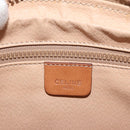 CELINE Macadam Canvas Clutch Bag PVC Leather Beige Gold Auth ki6467-21