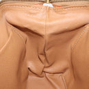 CELINE Macadam Canvas Pouch PVC Leather Brown Gold Auth ki6473-18