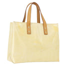 LOUIS VUITTON Monogram Vernis Reade PM Hand Bag Perle M91336 LV Auth ki6479-1