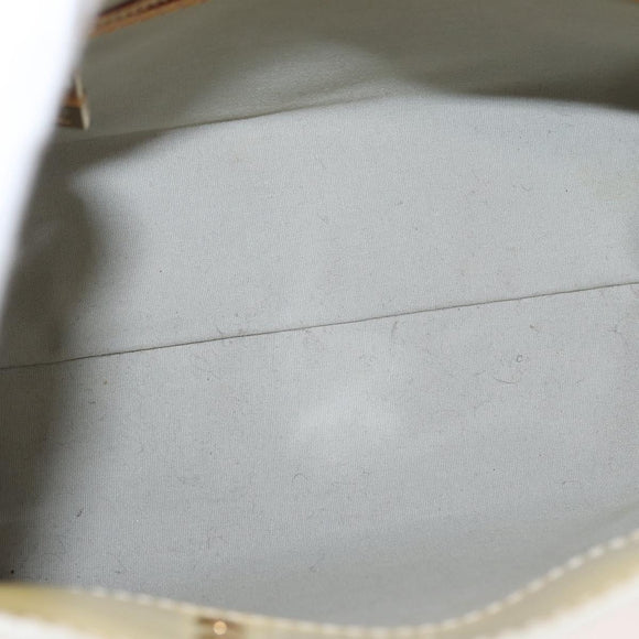 LOUIS VUITTON Monogram Vernis Reade PM Hand Bag Perle M91336 LV Auth ki6479