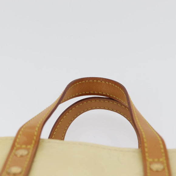 LOUIS VUITTON Monogram Vernis Reade PM Hand Bag Perle M91336 LV Auth ki6479