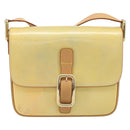 LOUIS VUITTON Monogram Vernis Christie GM Shoulder Bag Gris M91148 Auth ki6480-2