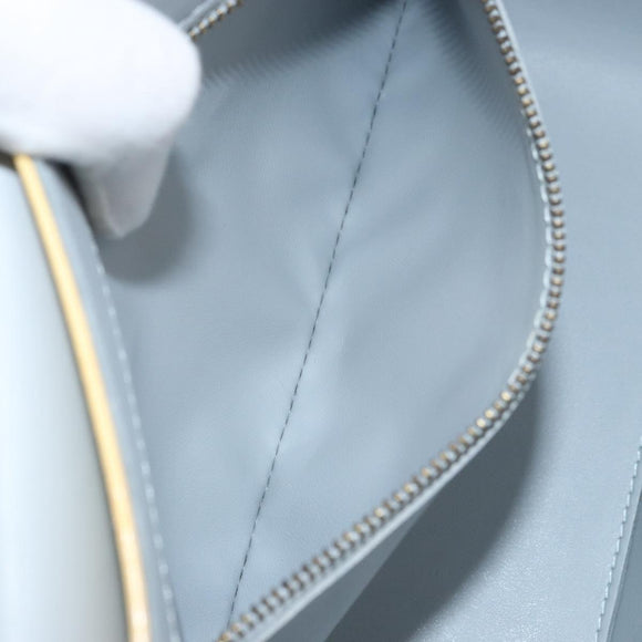 LOUIS VUITTON Monogram Vernis Christie GM Shoulder Bag Gris M91148 Auth ki6480