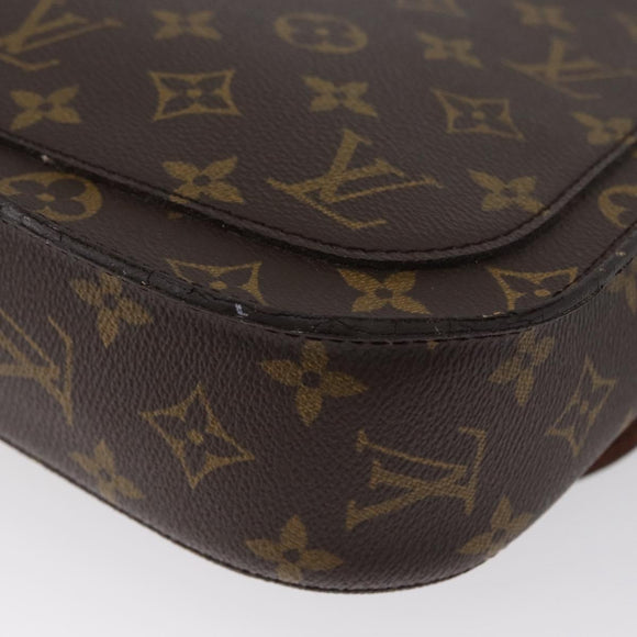 LOUIS VUITTON Monogram Saint Cloud GM Shoulder Bag M51242 LV Auth ki6481