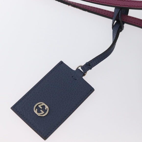 GUCCI Draagtas Leer Roze Goud 354408 Auth ki6482