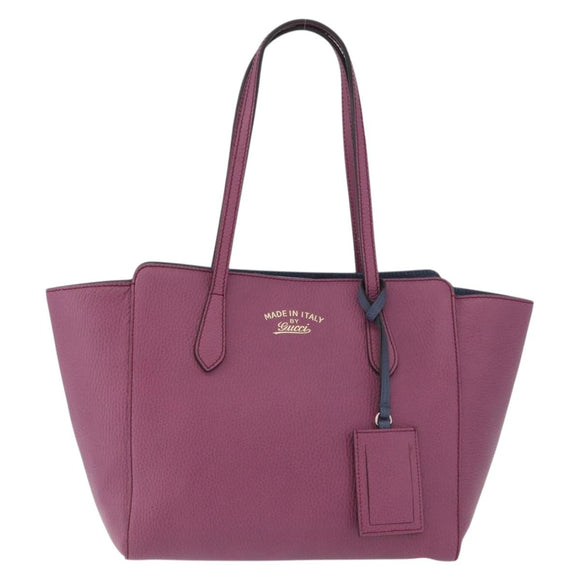 GUCCI Draagtas Leer Roze Goud 354408 Auth ki6482