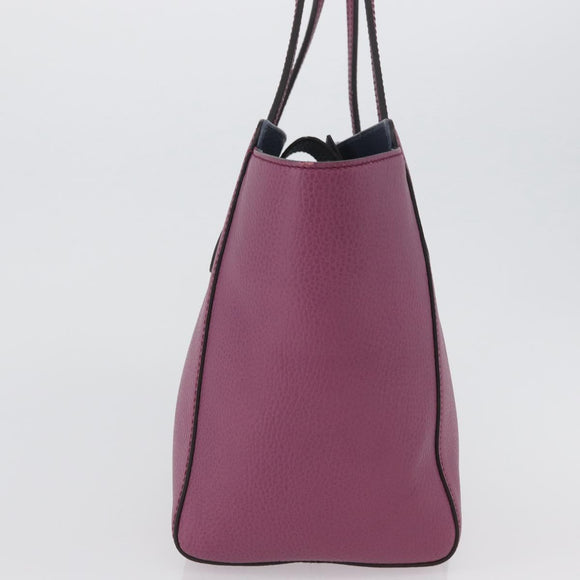 GUCCI Draagtas Leer Roze Goud 354408 Auth ki6482