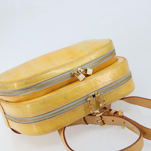 LOUIS VUITTON Monogram Vernis Marley Backpack Gris M91038 LV Auth ki6483