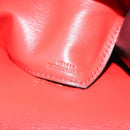 LOEWE Shoulder Bag Leather Red Gold Auth ki6486-12