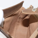 GUCCI Web Sherry Line GG Supreme Bag PVC Beige Gold 66 02 024 Auth ki6488-21
